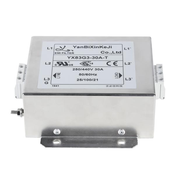 Terminal Block Three Phase Filter High Performance EMI/RFI Filter For Servo