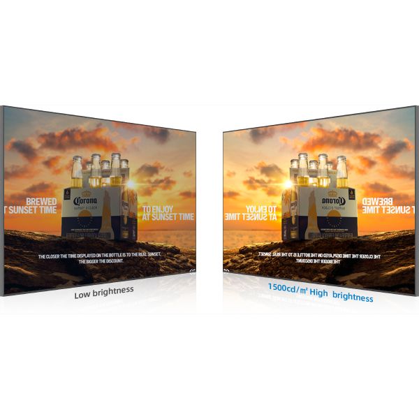 4K UHD High Brightness LCD Displays 55" 1500 Nits For Store Window