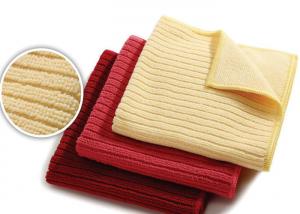 China OEKO Microfiber Cleaning Cloth Warp Knitting Black Microfibre Cloths on sale