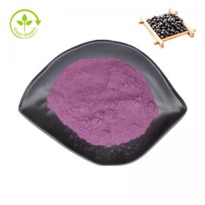 China Wholesale High Quality Pure Black Bean Extract Black Bean Peel Extract Anthocyanin 25% Black Bean Powder on sale