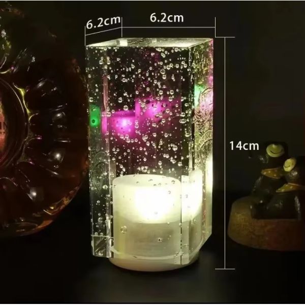 Creative Crystal Modern Cordless Portable LED Night Light Table Lamp Rechargeable