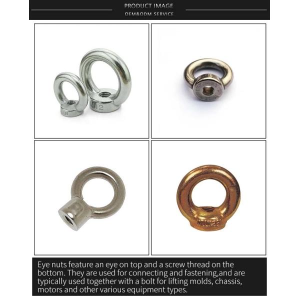 NPT Din582 Swivel Lifting Threaded Round Eye Rigging Nut