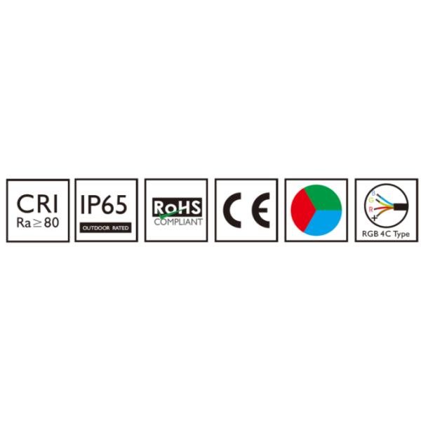 Narrow Beam LED Flood Lights Single RGB RGBW IP65 For Architectural