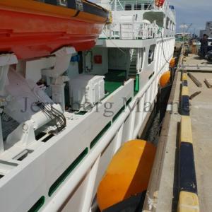 China Polyurethane Marine Floating Foam Fender With Tyre And Chain on sale