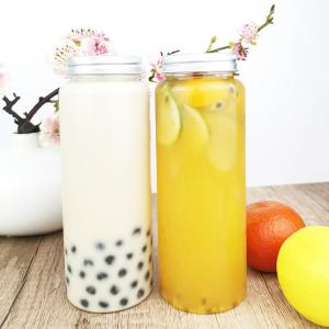 Buy cheap Cylindrical 0.5 Liter PET Plastic Bottles With Caps Dried food product