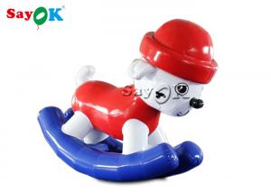 China Multifunction Tarpaulin 1.6x0.7x1.6mH  Inflatable Rocking Horses For Kids on sale