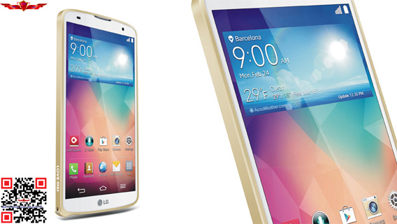 Hot Selling Hippocampal Buckle Metal Bumper For LG G PRO2 Multi Colors Gift Box Included