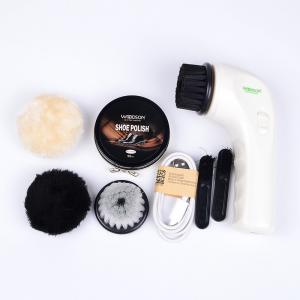 China High-Speed Rotating Brush Head Cleaning 3W 2000RPM PU Leather Care Kit Electric Shoe Polisher Kit on sale