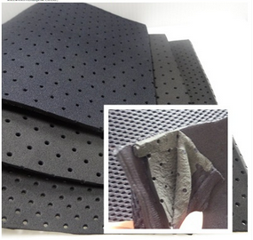 Perforated SCR 2mm Laminated Neoprene Fabric For Clothing Single Side