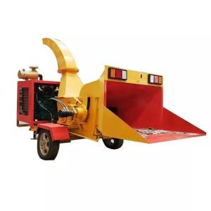 China Hydraulic System Drum Wood Chipper Wood Branch Shredder 3.5-6 Tons / hour on sale