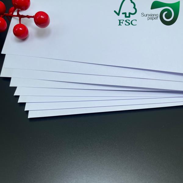 FSC Certified 80gsm 90gsm Super White Offset Paper Sheets Excellent Printing Performance