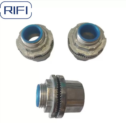 Water Proof Silver IMC Electrical Tubing For Conduit Zinc Threaded Hub