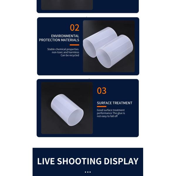 China Customized Milky-White Diffuse LED Plastic Lampshade Tube PC Lighting Tube Profiles