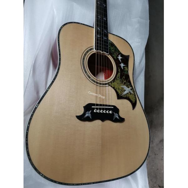 Custom Handcrafted OO Body Cutaway Acoustic Guitar with 12 Strings Double PRO Pickup