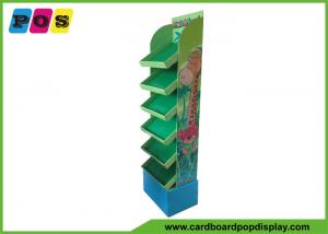 Buy cheap Corrugated Floor Standing Cardboard Point Of Sale Display Unit Fsdu With Tilting Tray product