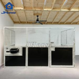 China Heavy Duty Bamboo Horse Stall Panels Sliding Door Included Hardware on sale