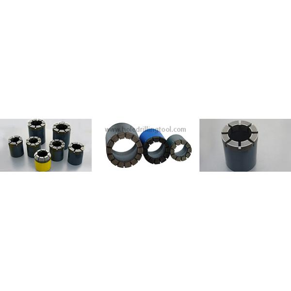 NQ PCD Impregnated Diamond Core Drill Bits For Coal Mining / Well Drilling