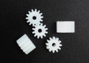 Buy cheap Plastic High Precision Gears 10mm Printer White Small Spur Gears Straight Teeth product
