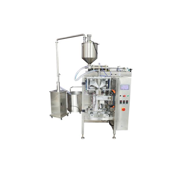 PLC Control Automatic Liquid Packaging Machine For Ice Pop Honey Filling Mayonnaise salad packing machine