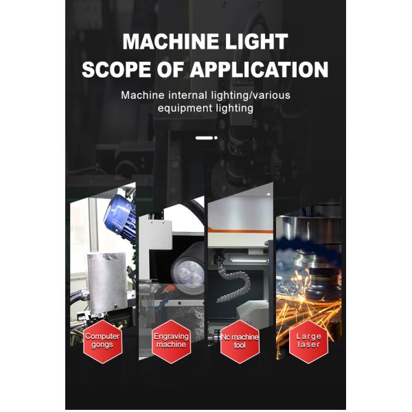 Oil Resistant CNC Machine Lamp Impact Proof LED Work Light Bar For Machine Tools