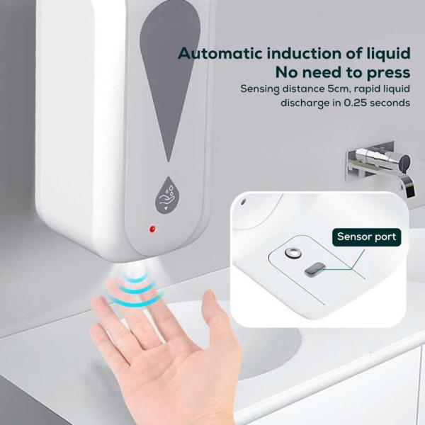Wall Mount Touchless 1200ml Hand Sanitizer Dispenser