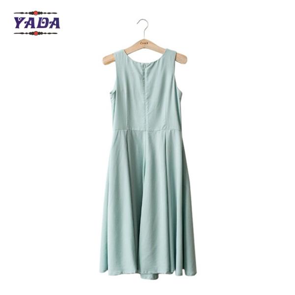 Women high quality one piece summer sleeveless casual dress women winter dresses for ladies