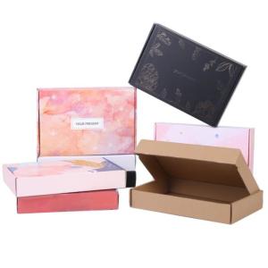 Buy cheap 10mm CDR Pink Corrugated Mailer Boxes , Youfu Packaging Gift Boxes Kraft product