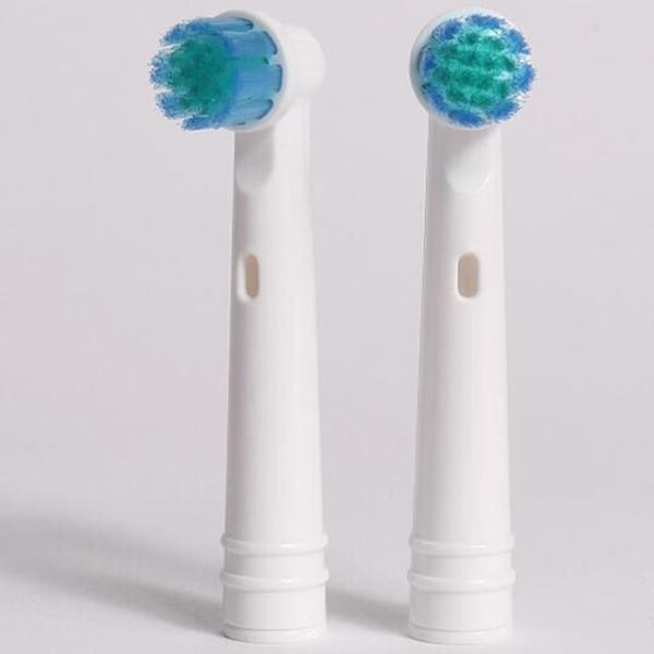 Blue indicator bristle replacement brush head SB-17A compatible for Oral B Toothbrush