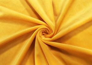 Buy cheap 210GSM Plush Toy Fabric / 100% Polyester Plush Fabric Golden Yellow Color product