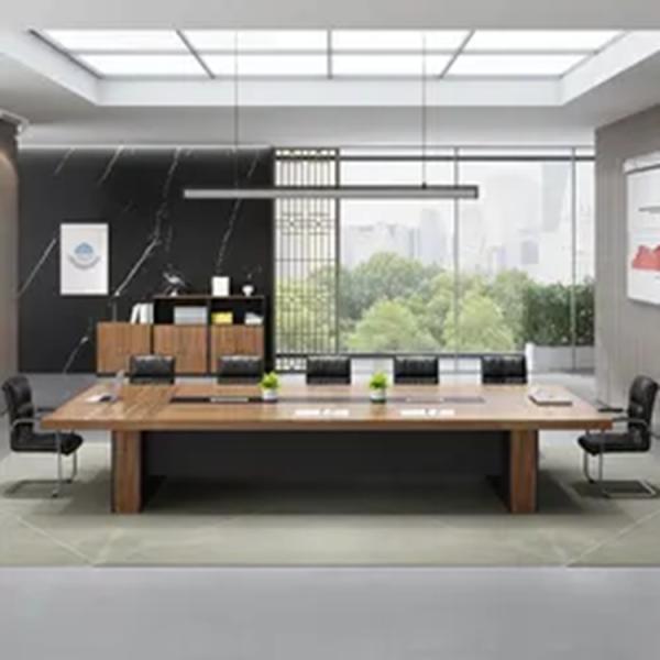 E1 MDF/MFC Melamine Board Huge Meeting Table Modern Conference Table for Multifunctional