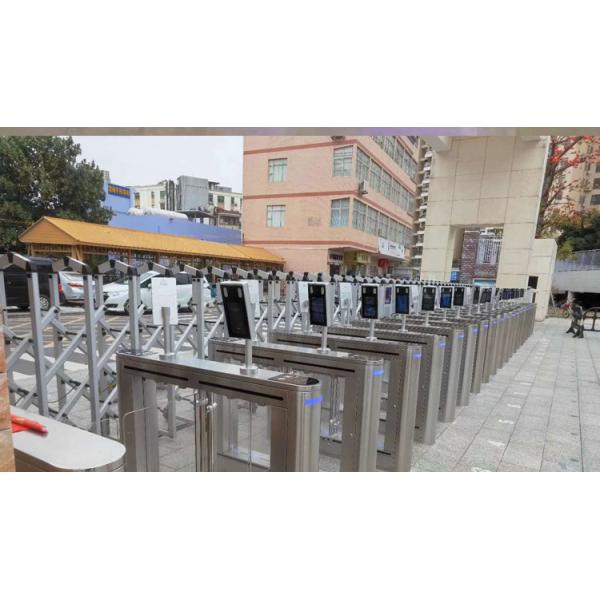 Infrared Anti Pinch Office Building Turnstiles Pedestrian Swing Gates OEM ODM