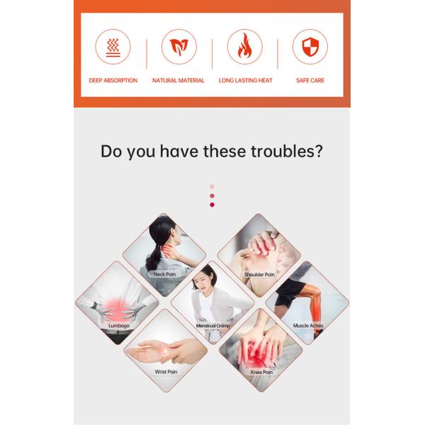 Gentle Pain Relief Patch Heating Pad Warmer For Adults Back