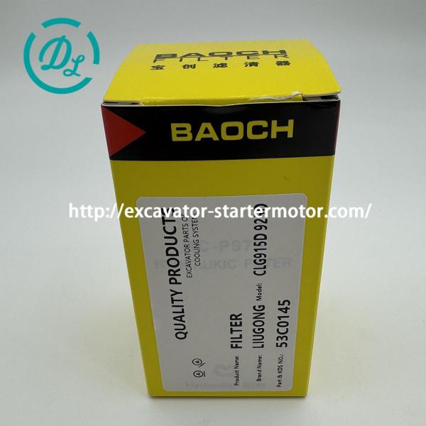 EexcavaStart DL Ploit Hydraulic Filter 53C0145 53C0083 53C0265 for Liugong Excavator
