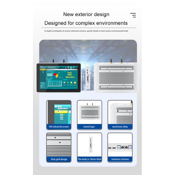 Embedded Pc Panel Win Linux Os All in One Ip65 Flat Android Touch Panel Pc With Front Camera Android Touch Screen Pc