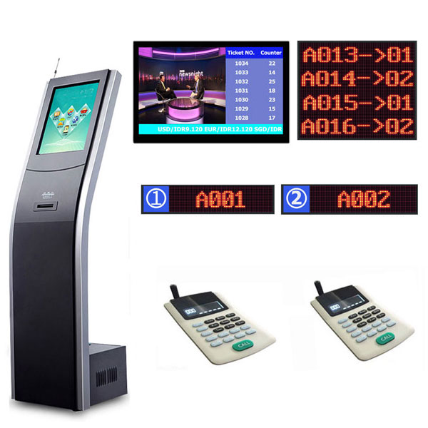 Bank Hospital Electronic Queuing System Token Number Wireless Queuing System