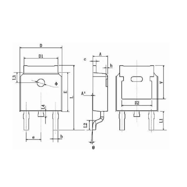 40V/80A TO-252 N Channel Enhancement Mode Power MOSFET JY4N8M