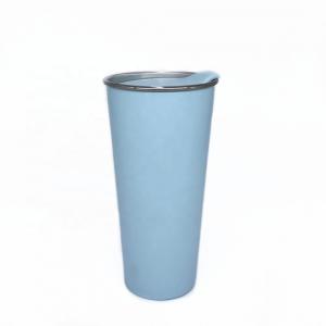 China 500ml Capacity Stainless Steel Vacuum Flask Insulated Cup Food Contact With Lid on sale
