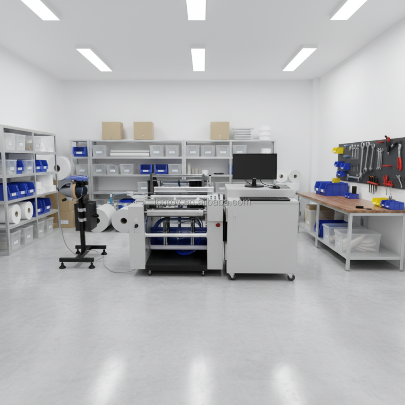 Fully Automatic Air Jet Sample Loom Shuttleless Loom Laboratory Pneumatic Loom Air-jet Weaving Machine Textile Testing M