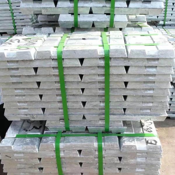 99.99% High Purity Zinc Metal Ingots For Die Casting Alloys Battery Industry