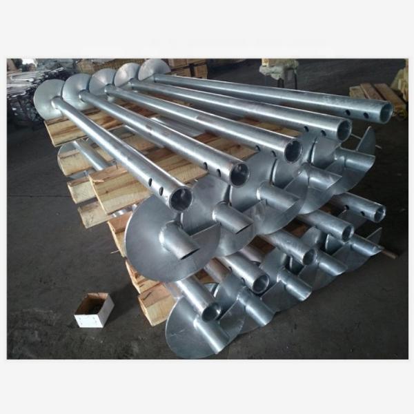 Commercial round Helical Piles by Foundation Contractors