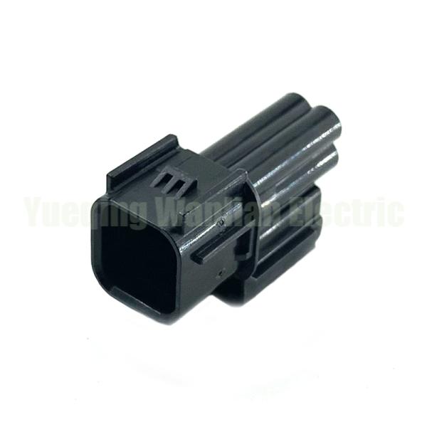 6181-6783 4 Pin Waterproof Connector LED Headlight Speaker Socket Black