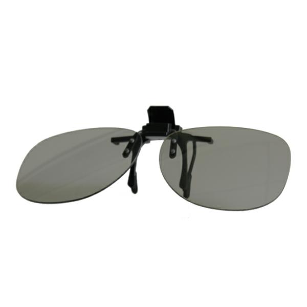Clip-on Passive Polarized Reusable 3D Eyewear Goggles Style