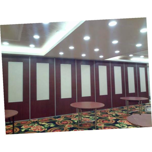 Suspended System Operable Acoustic Movable Partition Walls For Banquet Hall