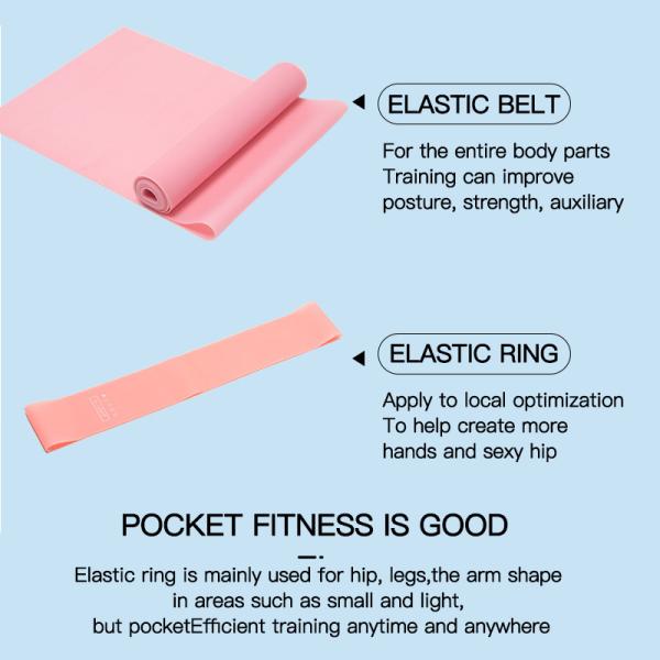 OEM Natural Latex Resistance Bands Full Body Resistance Loop Tye Dye