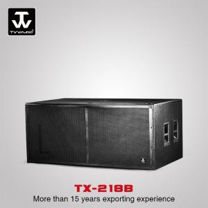 China Touring Sound System High Quality Low Price Professional Subwoofer For Church Wedding Loudspeaker  TX-218B on sale