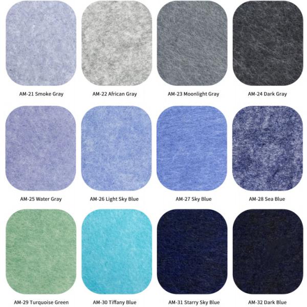 Sound Absorbing Polyester Fiber Wall Panels Studio Acoustic Treatment Tiles PET Felt