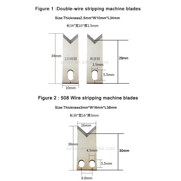 Customized Wire Cutter Stripper Blade for Cutting Function Cable Stripping Knife