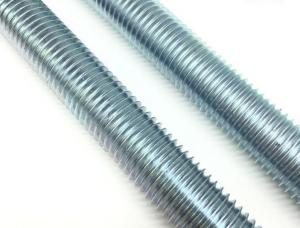 Buy cheap Carbon Steel Zinc Plated High Strength Threaded Rod Grade 8.8 / 10.9 / 12.9 M3 - M56 product
