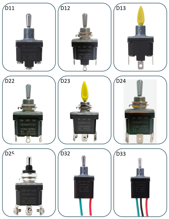 MOMENTARY (ON)-OFF METAL TOGGLE SWITCH LOCKING HANDLE RUBBER TERMINAL(INDUSTRIAL, AUTOMOTIVE, OR ELECTRICAL APPLICATIONS)