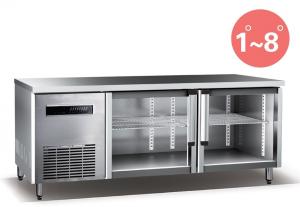 Buy cheap Refrigerated Work Table For Kitchen 660L Commercial Refrigerator Freezer R134a Fan Cooling product